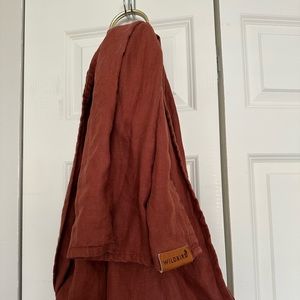 WildBird Double Cinnamon Gold ring sling linen